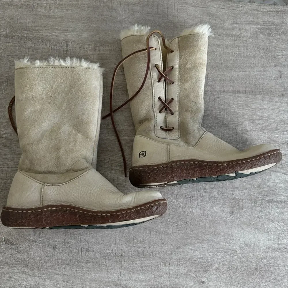 Born shearing suede